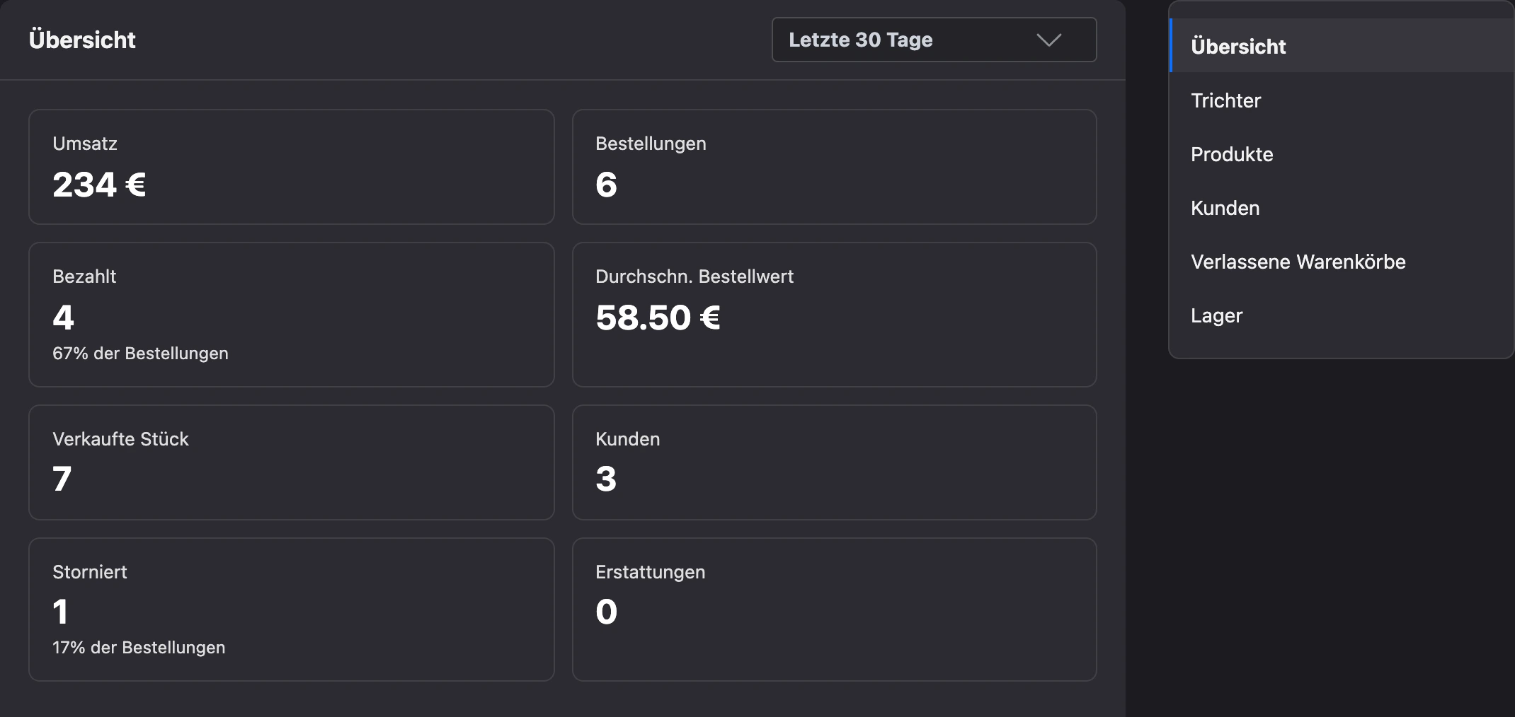 Bericht „Übersicht“